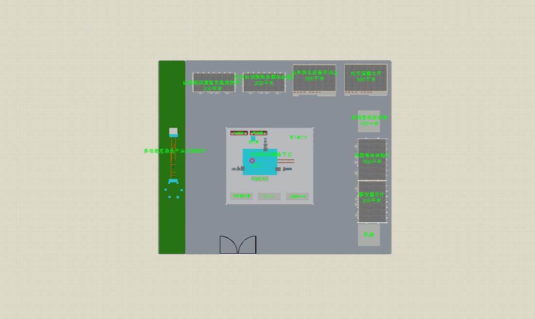 钻井平台系统布局