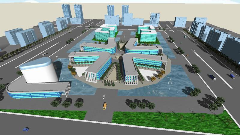 城市一角---绵阳科技城国家级创新中心