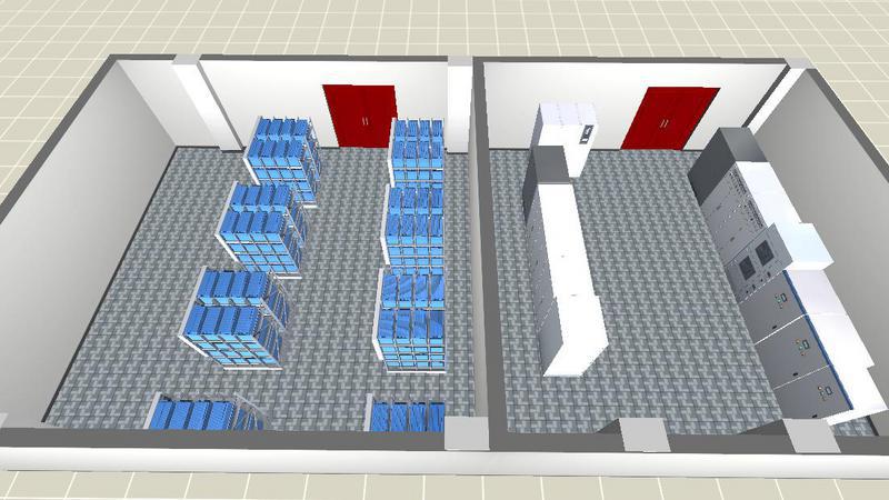 电池间平面布置图
