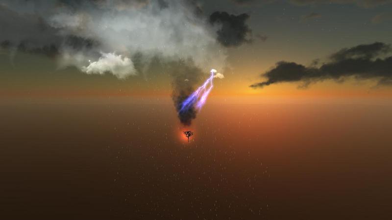 老师教导我们要大树下避雨