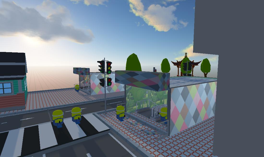 地铁站——小黄人奇遇几米世界