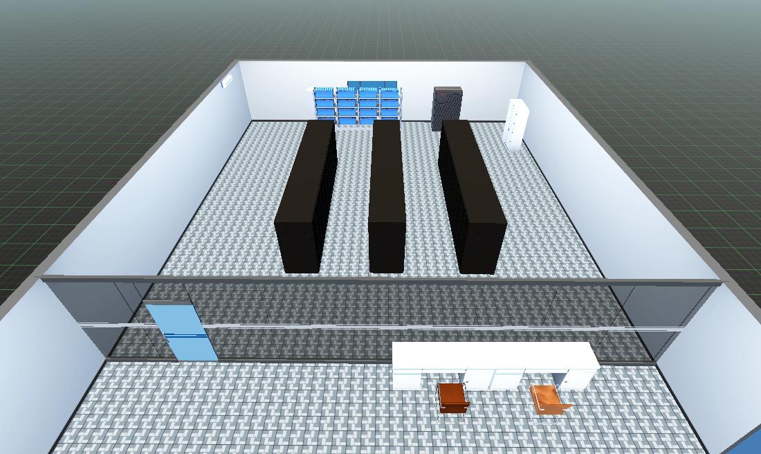 机房3d图