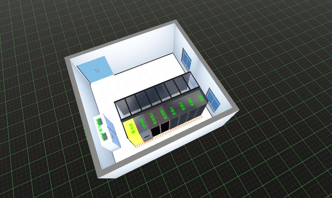 单排冷通道封闭