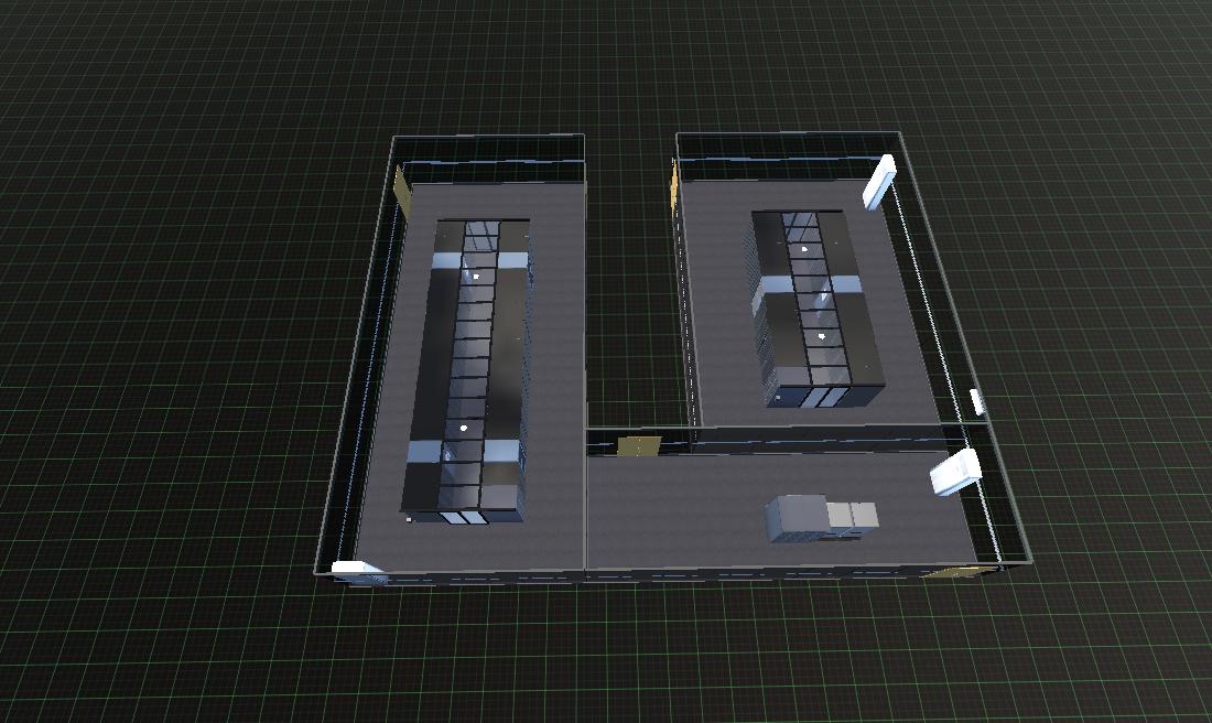 长江大学机房柜