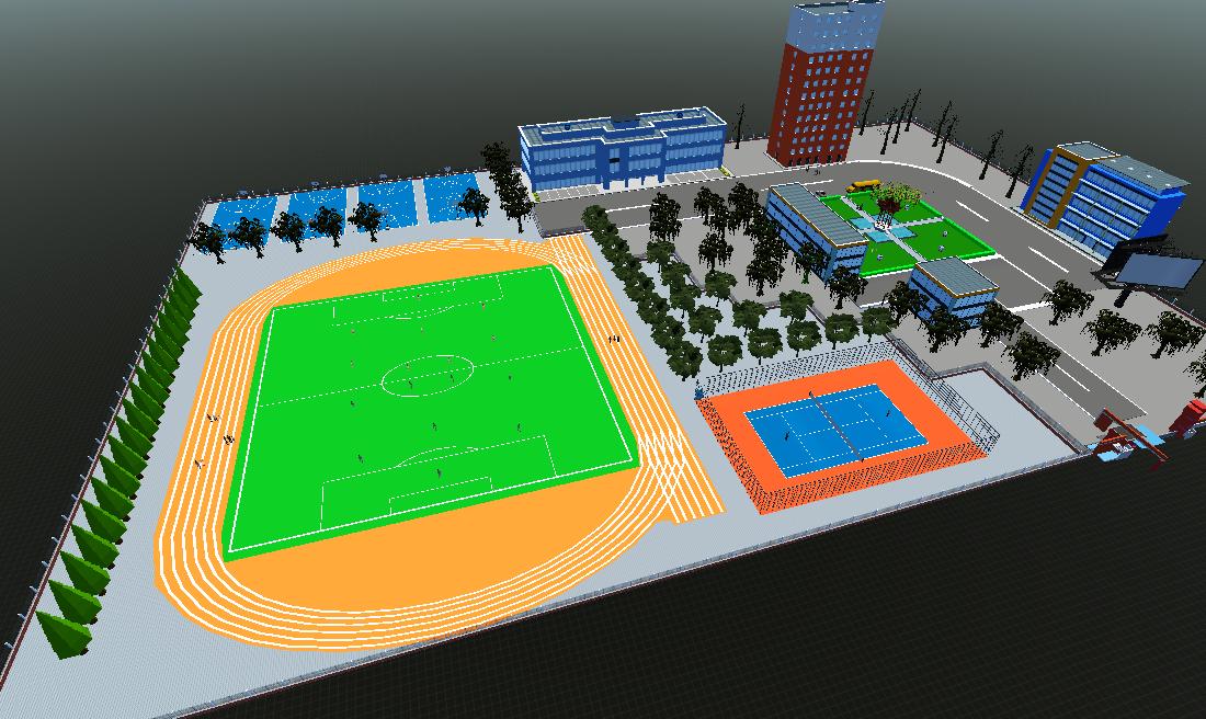 青春不掉线--广场