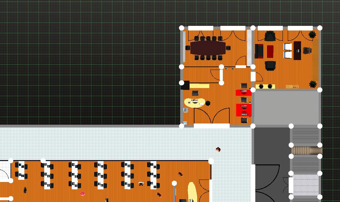 新版布局图-红都会馆办公室