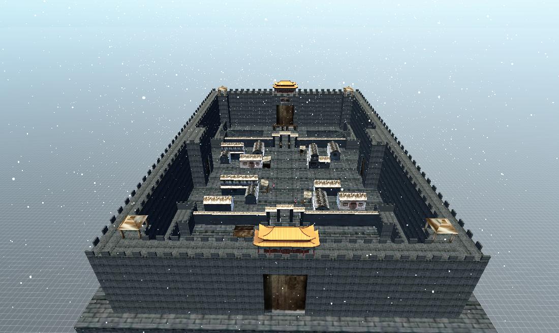 游戏场景《流星蝴蝶剑》系列之——炽雪城