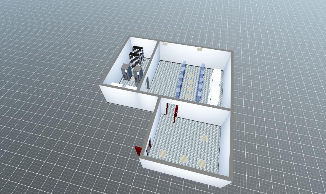 山东威海荣成市机房平面图