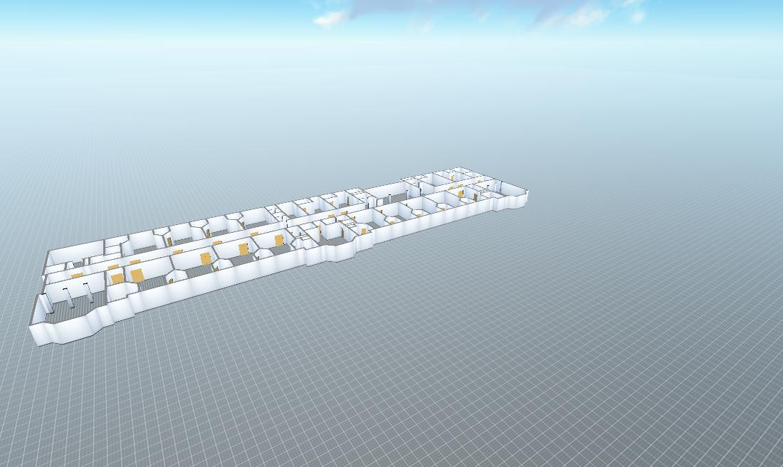 北京饭店莱佛士B座3.4.5.6层平面