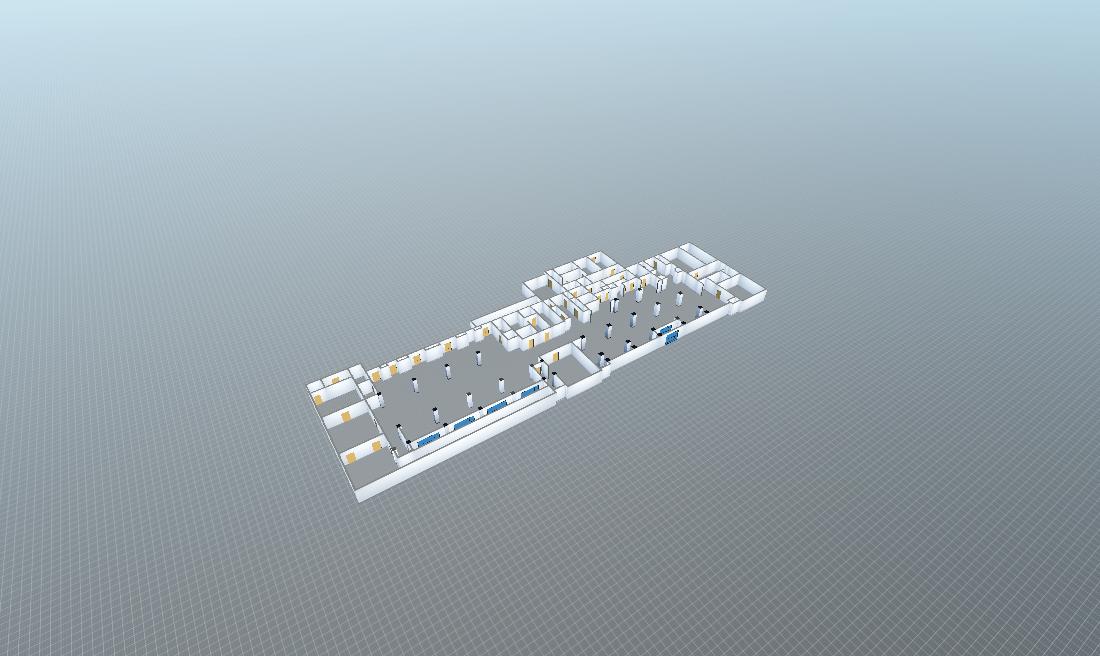 北京饭店莱佛士B座1层平面