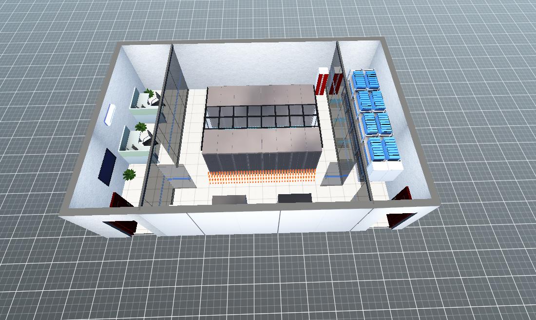 幼师机房-冷通道设计