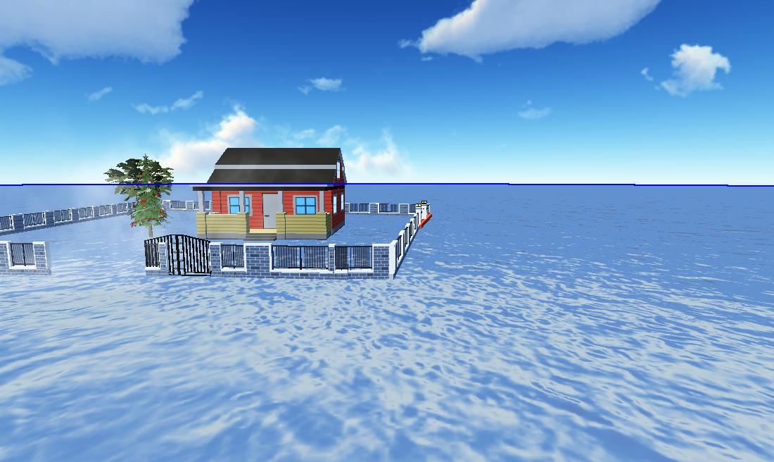 发水在了，呵呵达