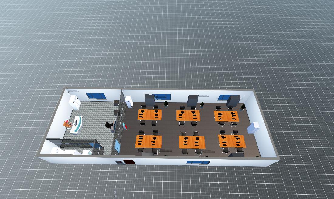 网络机房设计效果图