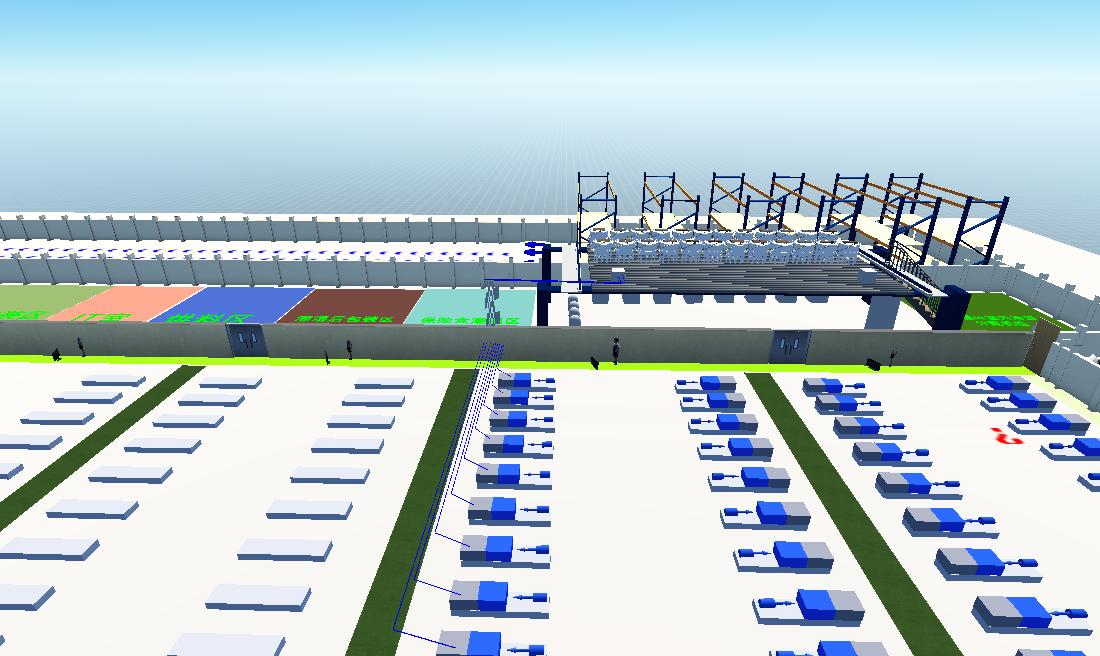 鹤壁天海MES系统车间布置图
