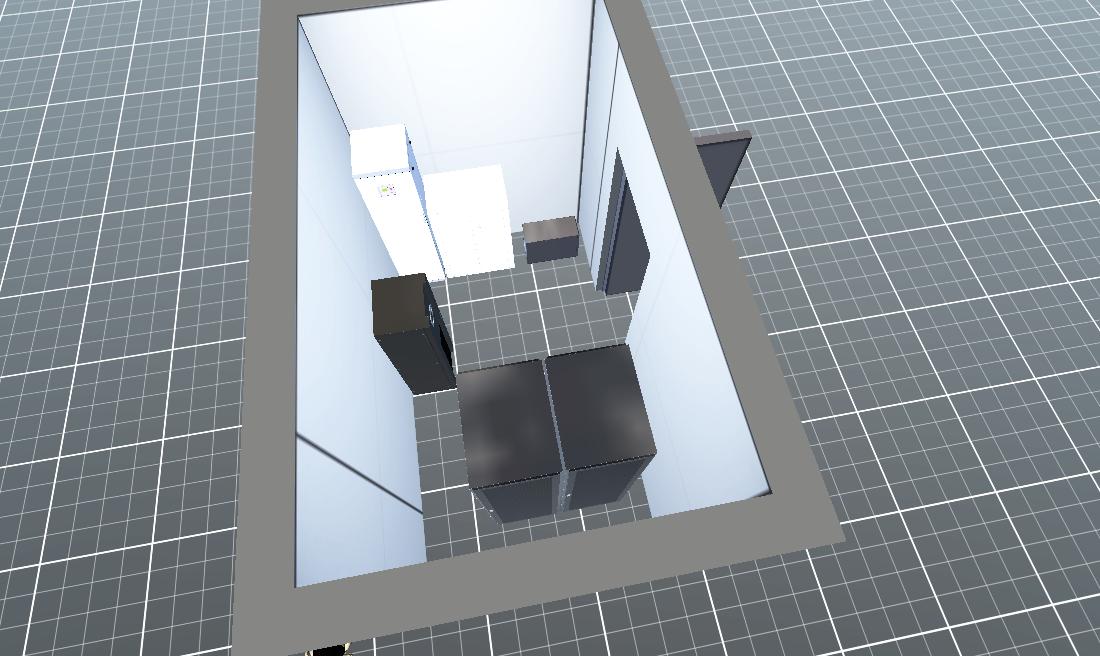 雅安市委组织部7平方-机房示意图