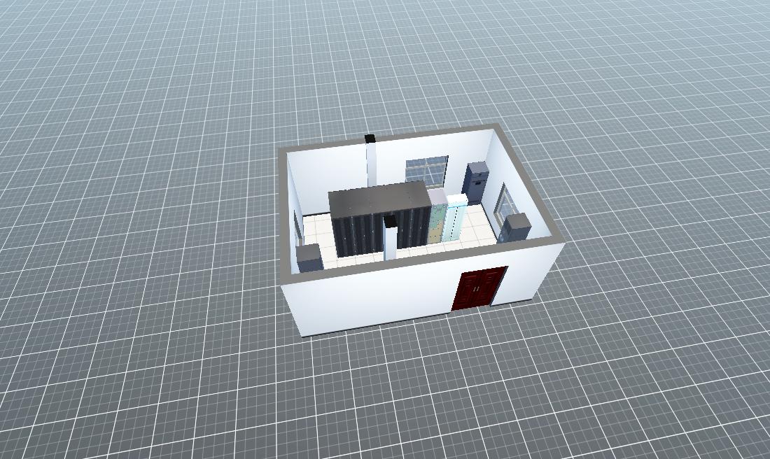 某机房，蓝荣宁