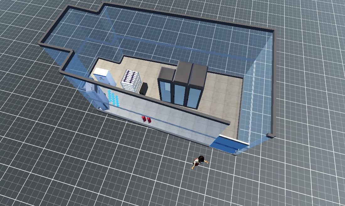 临沭沂蒙老区酒业机房效果图