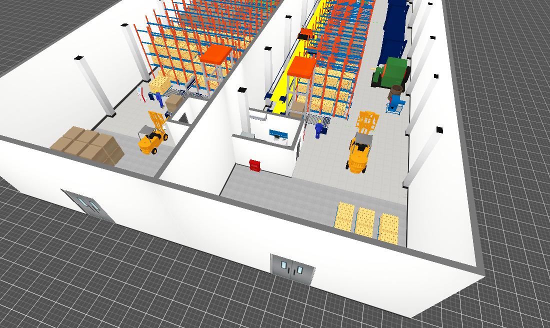三公司仓储场景布局