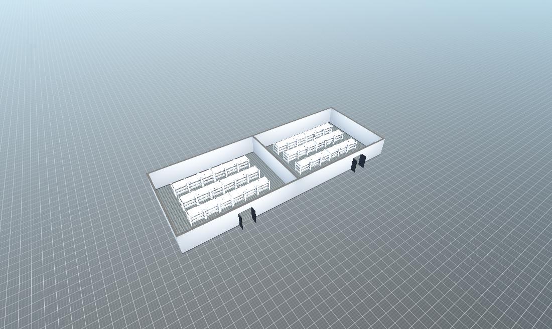广西电网2V电池室平面图