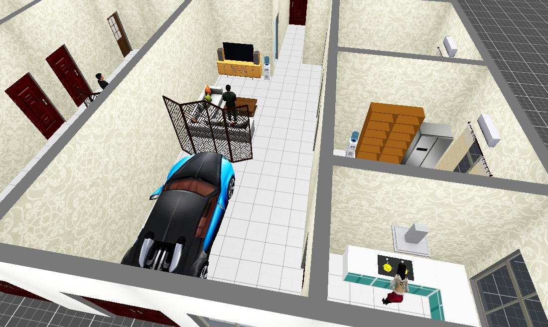 一层双拼房及布局