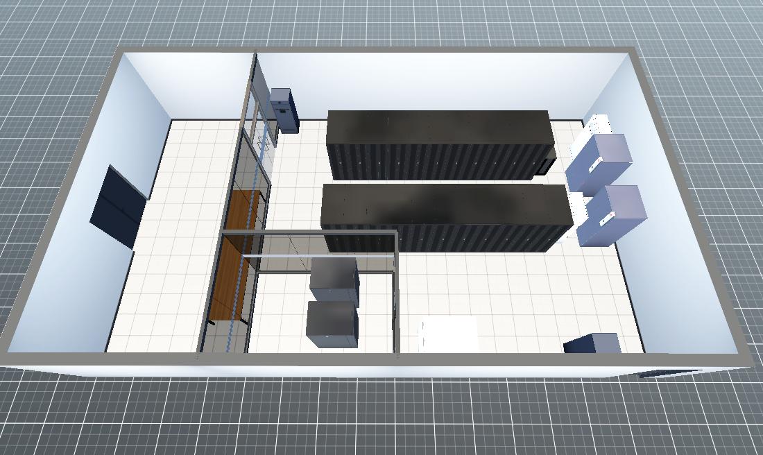 东营市档案馆机房初建