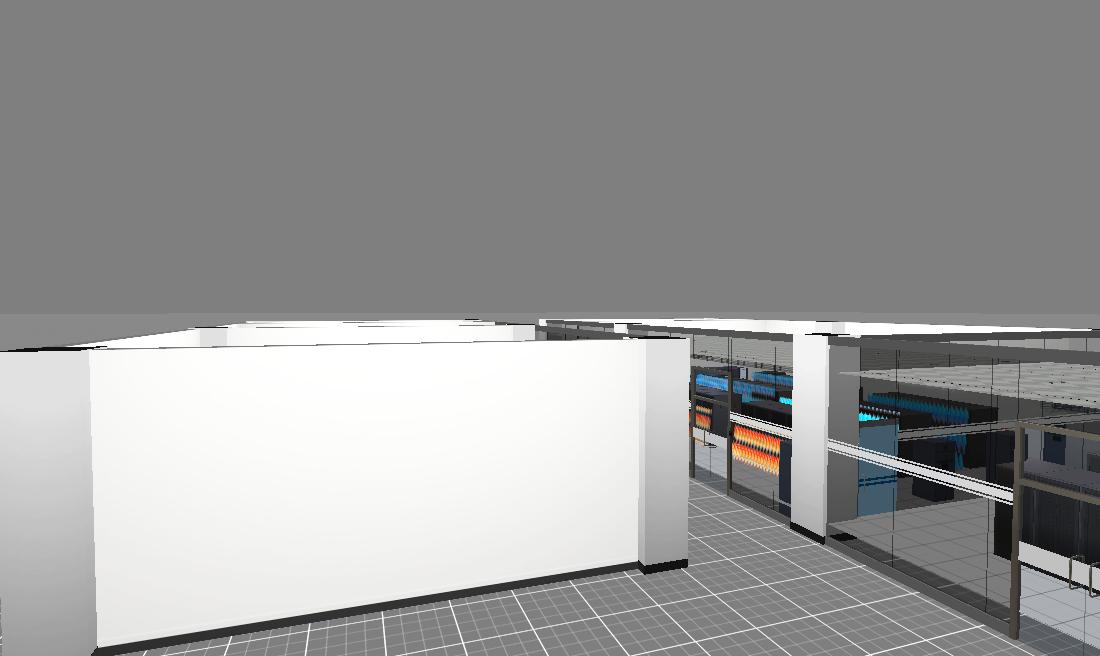 肥东农商一行数据中心无顶设计图