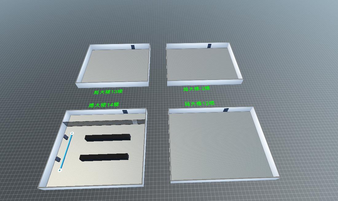 局大楼站室地图