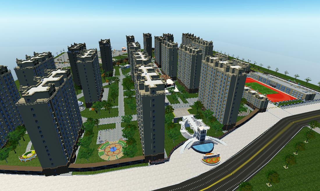 智慧城市领秀蓝珀湖