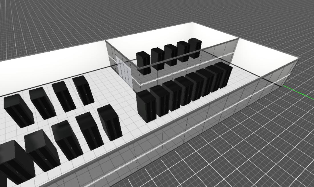 可开门机柜场景