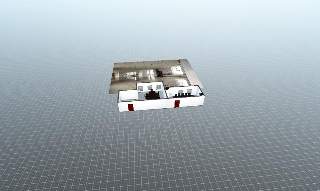 连廊改办公室效果图