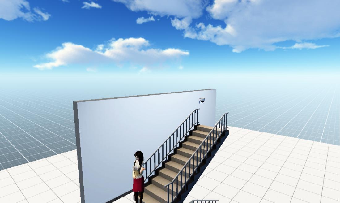 泓景花园天台楼梯监控