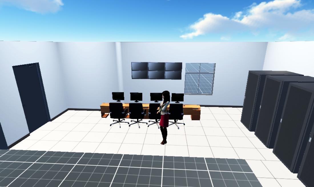 泓景花园监控室改造