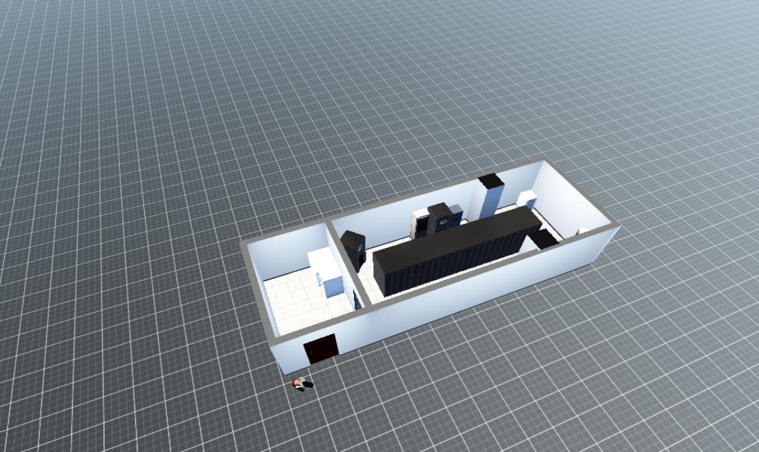 东方人民医院传统机房效果图