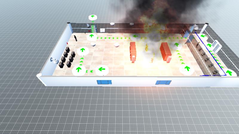 房间（烟感+视频+温湿度）