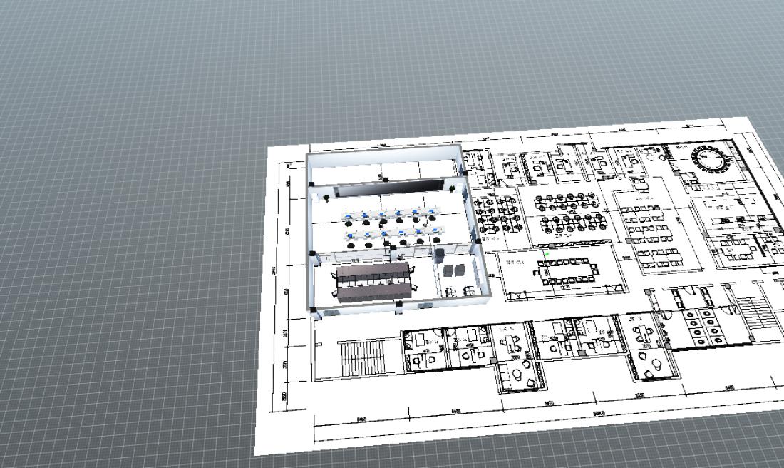 电力公司负一楼-模型