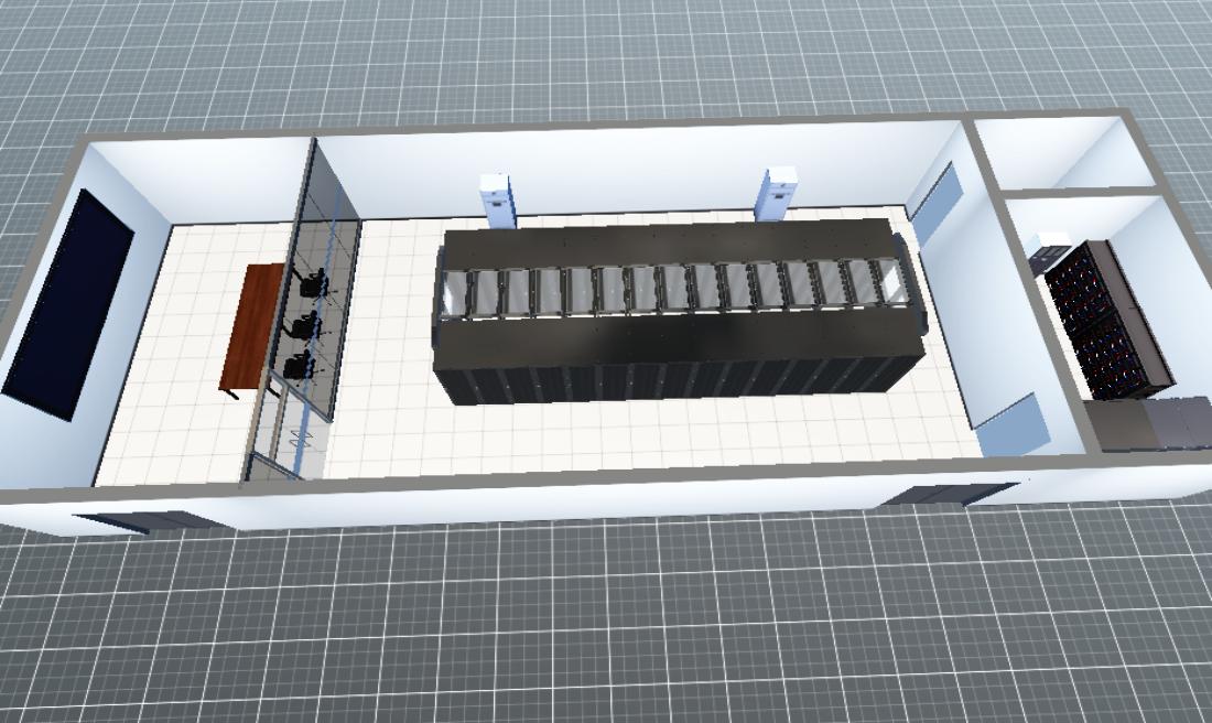 机房布局图约120平交通