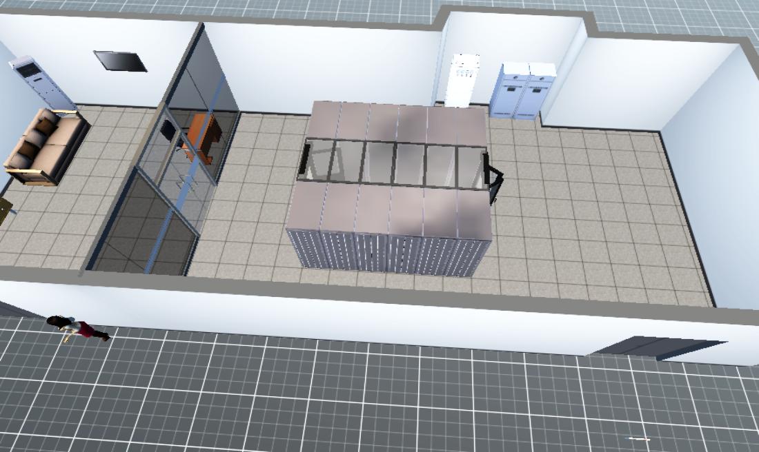 临沂职业学院机房效果图