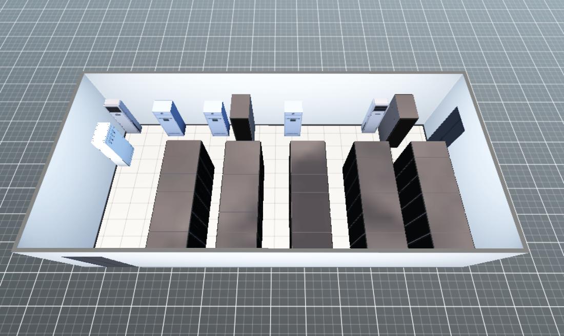 新乡凝智\河南获嘉县公安局八楼机房