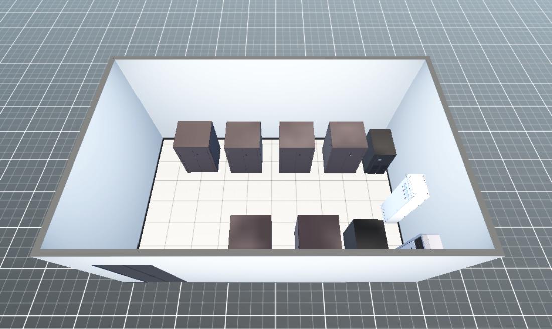 新乡凝智\河南获嘉县公安局后院UPS房