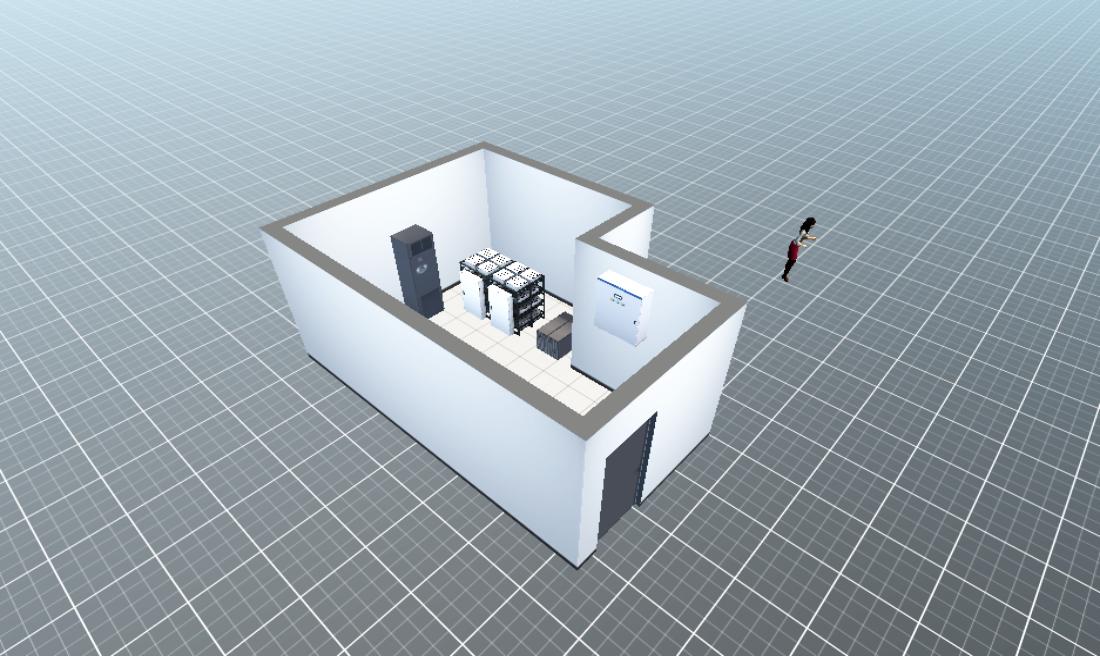 机场物流大厦机房图纸