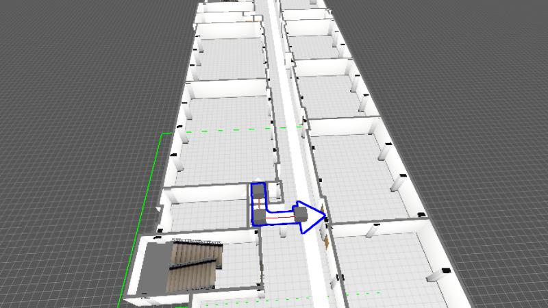 2号楼-公共教学楼供电管线