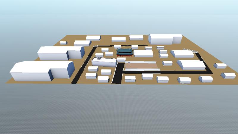 贡萨寺宗喀巴部署图