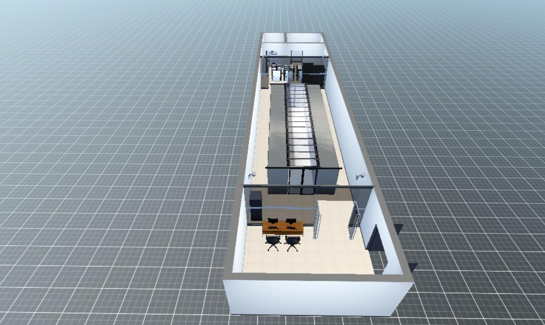 赤峰中级法院机房效果图