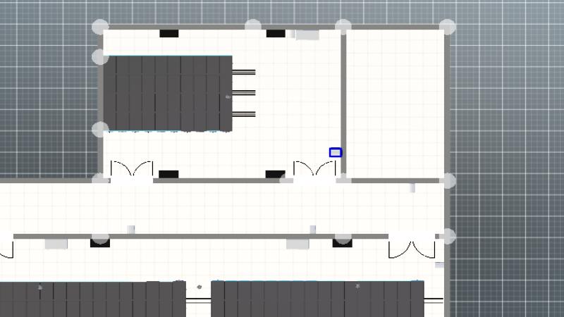 一楼档案室手动密集架设计图