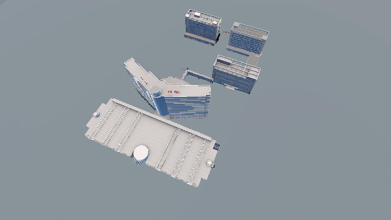 建筑0530渭南医院最新导诊场景