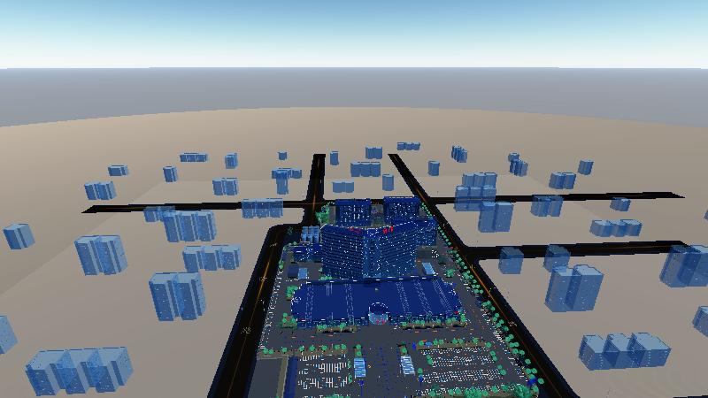 渭南中心医院XXV最新园区场景0929