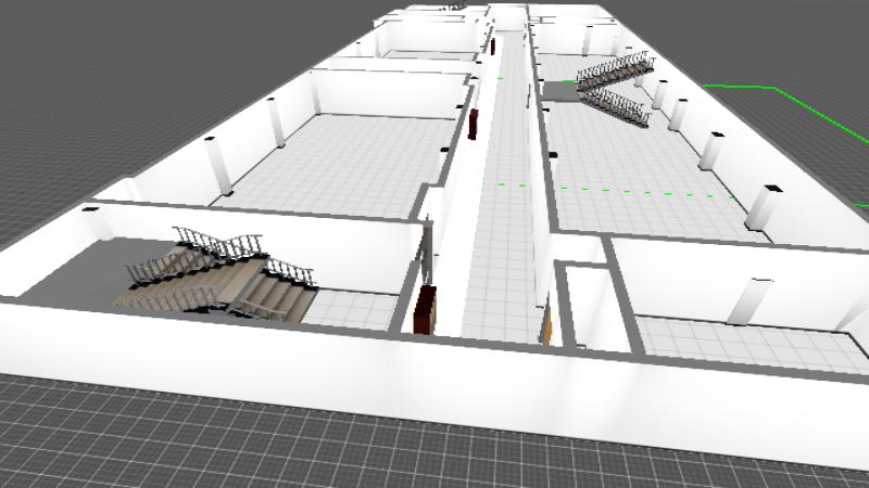 公共教学楼1楼消防管线