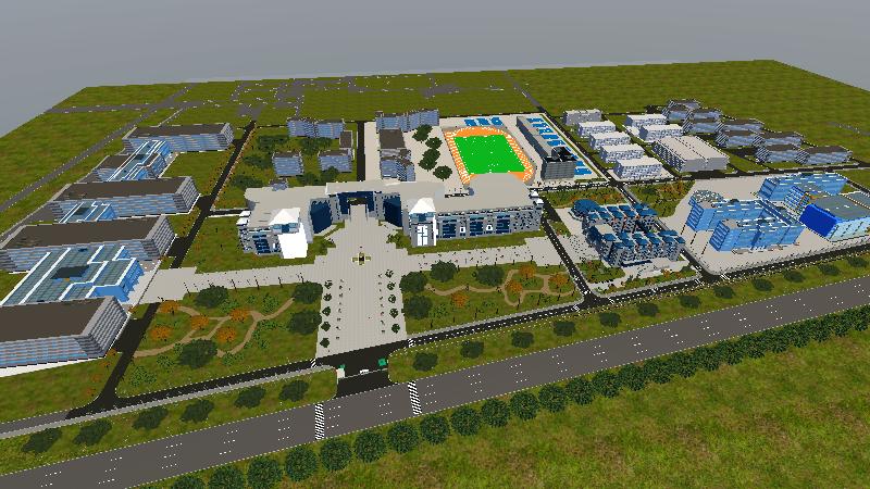 烟台大学（局部）2