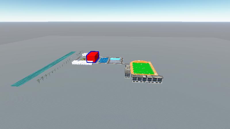 森园区导入摸摸搭模型丢了