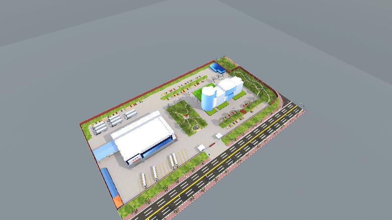 园区带建筑山东济宁烟草